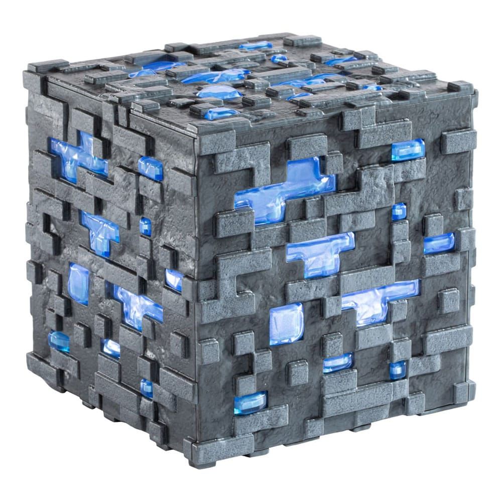 Minecraft Replica Illuminating Diamond Ore Cube 10 cm Noble Collection