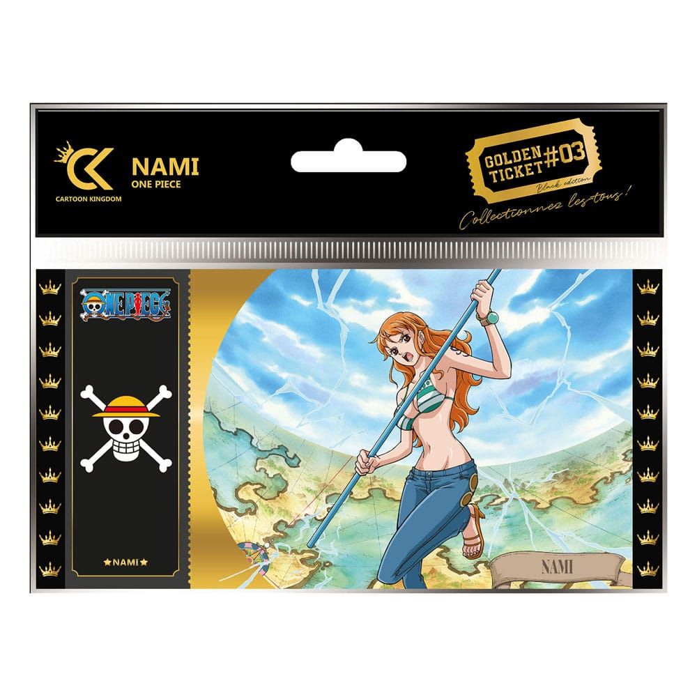 One Piece Golden Ticket Black Edition #03 Nami Case (10) Cartoon Kingdom