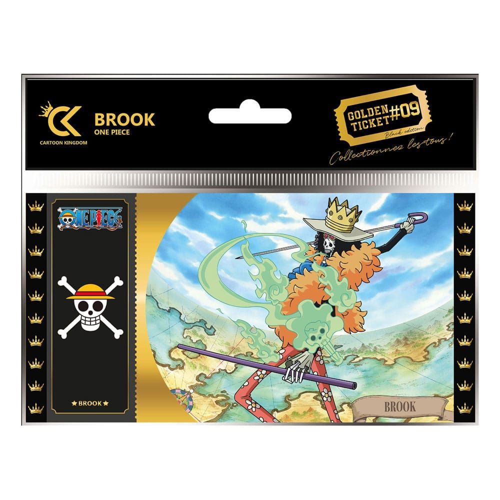 One Piece Golden Ticket Black Edition #09 Brook Case (10) Cartoon Kingdom
