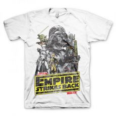 Star Wars t-shirt The Empires Strikes Back white size M