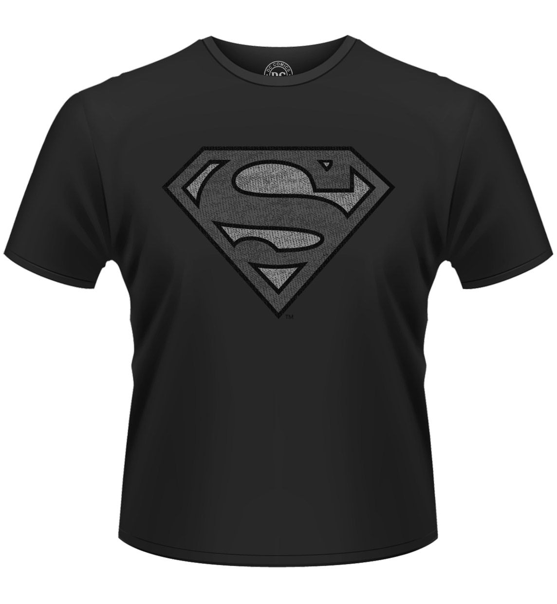 Superman T-Shirt Vintage Silver Logo size S TM
