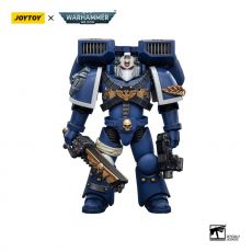 Warhammer 40k Action Figure 1/18 Ultramarines Vanguard Veteran with Chainsword and Bolt Pistol 12 cm Joy Toy (CN)