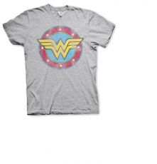 Wonder Woman t-shirt Distressed Logo L