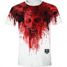 The Walking Dead T-shirt Walkers in Face Stain M