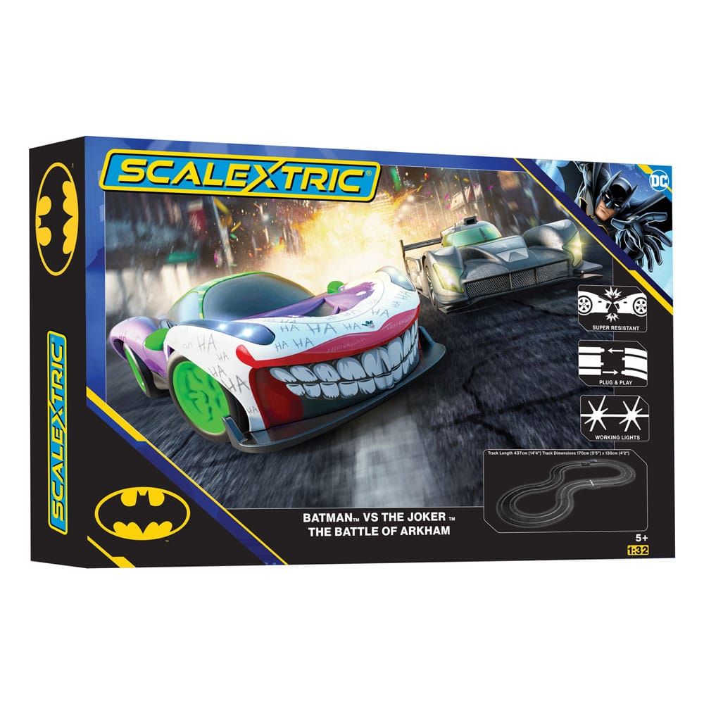 Batman Slotcar Set 1/32 Batman Vs The Joker - The Battle of Arkham Scalextric