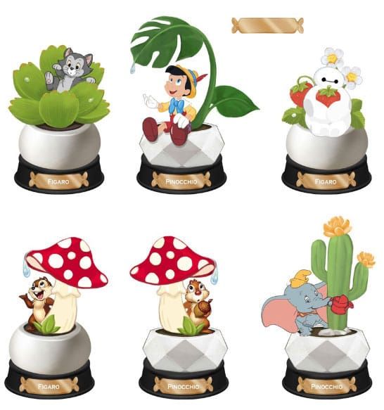 Disney Mini Diorama Stage Statues Love Plants Series 12 cm Assortment (6) Beast Kingdom Toys