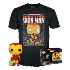 Marvel POP! & Tee Box Iron Man(GW) Size S