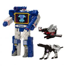 The Transformers Retro G1 Action Figure Decepticon Communicator Soundwave with Laserbeak & Ravage 18 cm