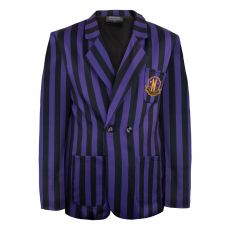 Wednesday Jacket Nevermore Academy Purple Striped Blazer Size S Cinereplicas
