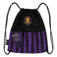 Wednesday Drawstring Bag Nevermore Academy Purple Cinereplicas