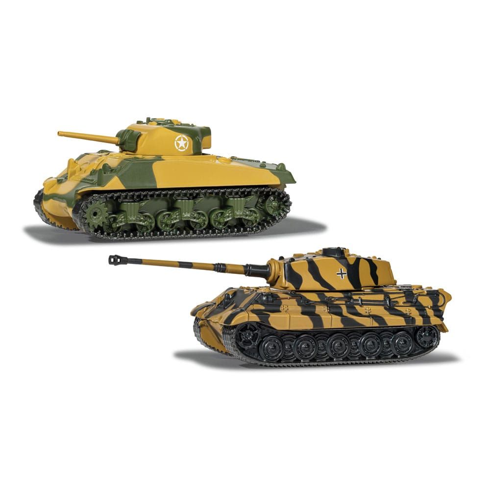 World of Tanks Die Cast Models 2-Pack Sherman vs King Tiger Corgi