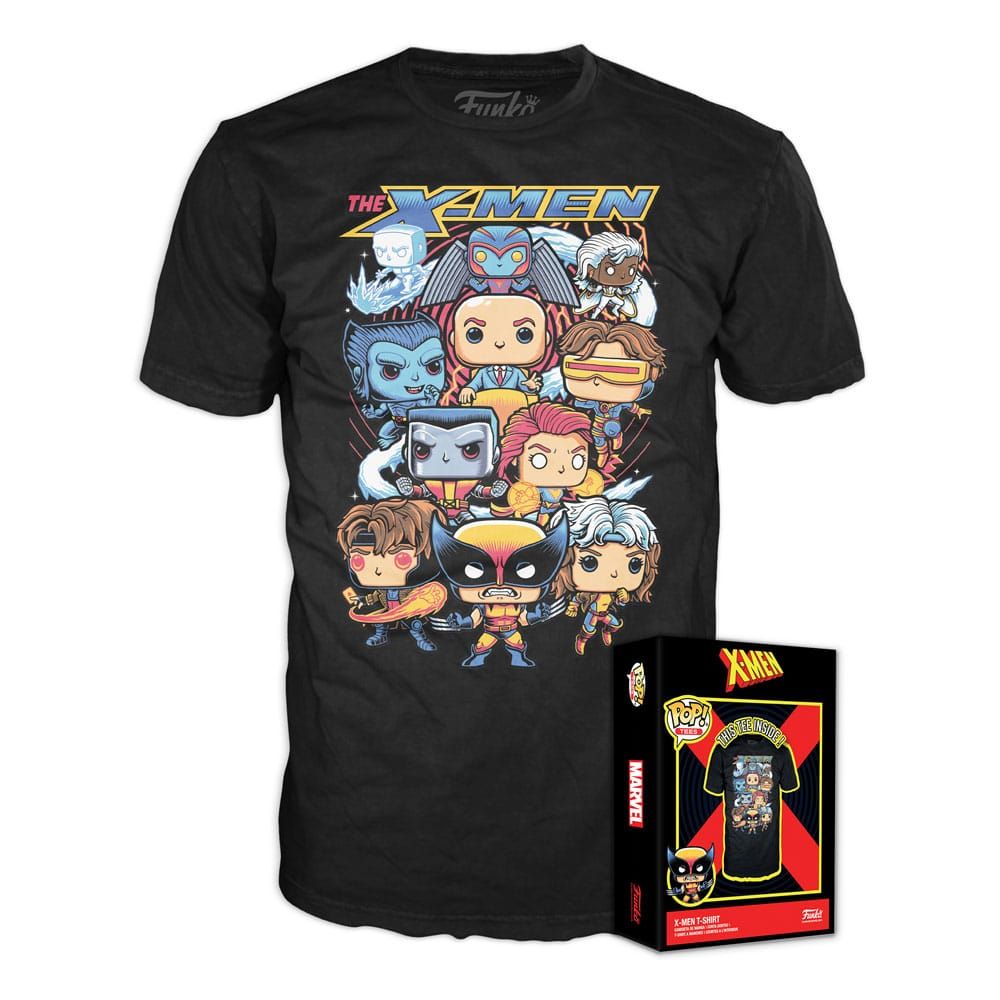 X-Men Boxed Tee T-Shirt Group Size S Funko