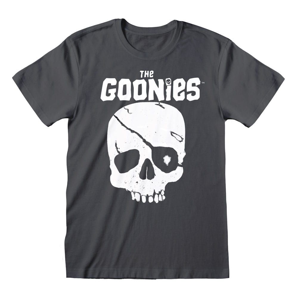 Goonies T-Shirt Skull & Logo Size L Heroes Inc