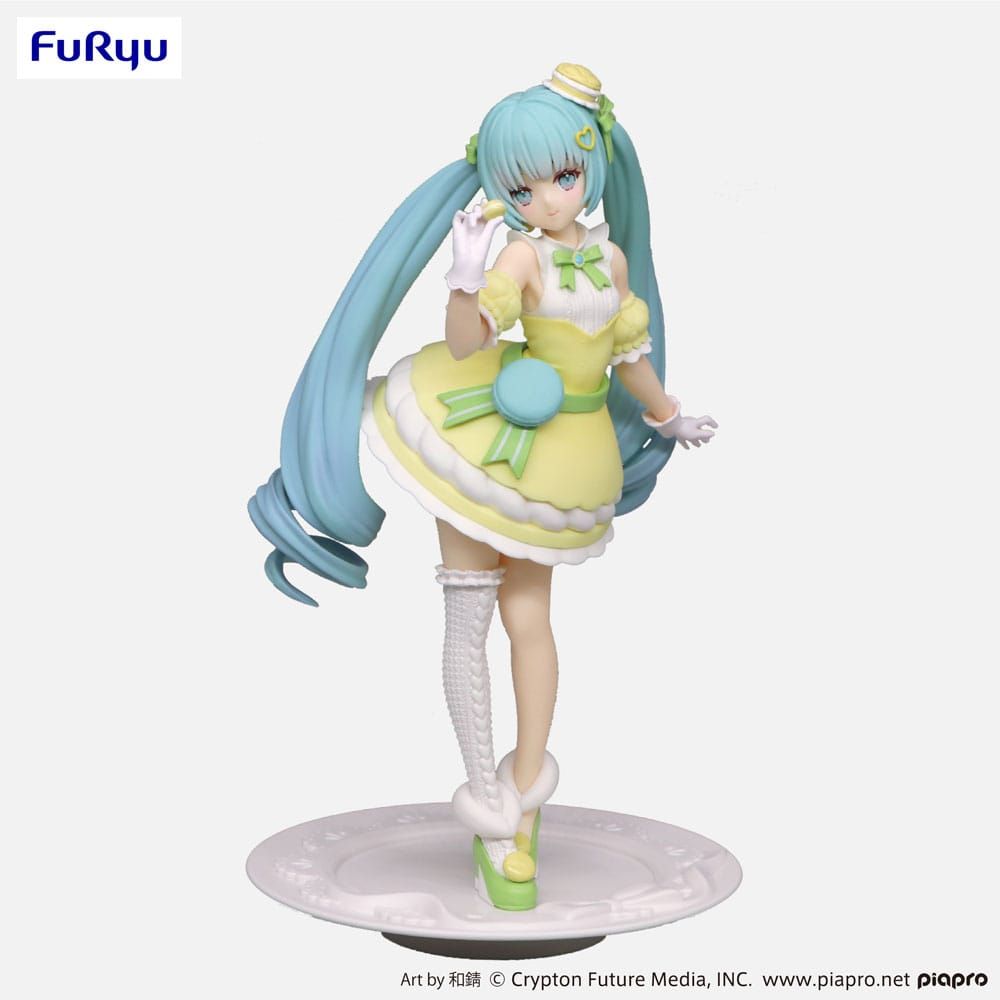 Hatsune Miku Exceed Creative PVC Statue SweetSweets Series Macaroon Citron Color Ver. 22 cm Furyu