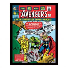 Marvel Collector Print Framed Poster Avangers vs. Loki Comic