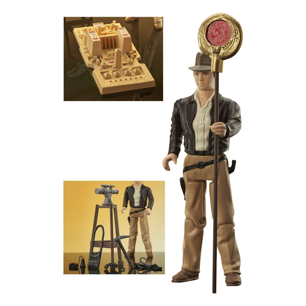 Indiana Jones: Raiders of the Lost Ark Jumbo Vintage Kenner Action Figure Playset SDCC 2023 Exclusive 30 cm Gentle Giant