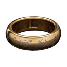 Lord of the Rings Tungsten Ring The One Ring (gold plated) Size 6 Weta Workshop