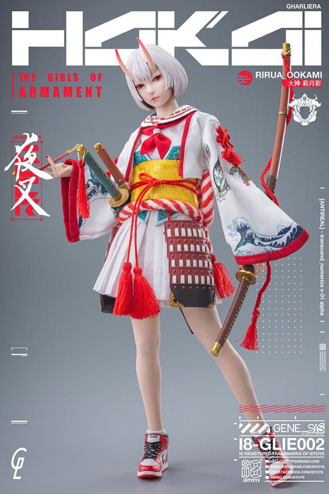 Original Character i8Toys x Gharliera Action Figure 1/6 The Girls of Armament Rirua Ookami 28 cm i8 Toys