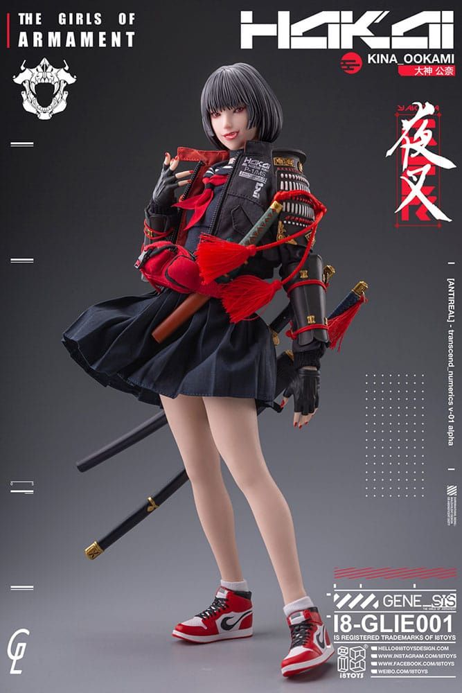Original Character i8Toys x Gharliera Action Figure 1/6 The Girls of Armament Kina Ookami 28 cm i8 Toys