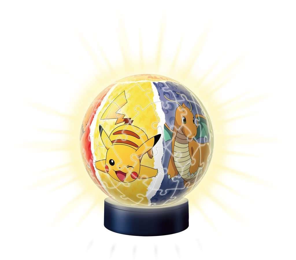 Pokémon 3D Puzzle NightLight Puzzle Ball (72 pieces) Ravensburger