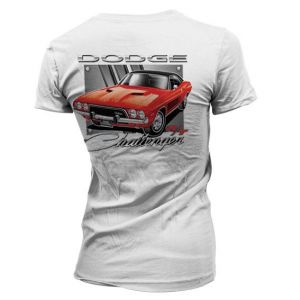 Dodge printed Girly Tee Red Challenger Licenced