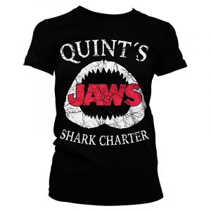 Jaws Printed Girly t-shirt Quint´s Shark Charter | S, M, L, XL, XXL