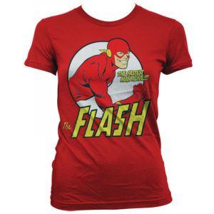 The Flash printed Girly Tee Fastest Man Alive | S, M, L, XL, XXL