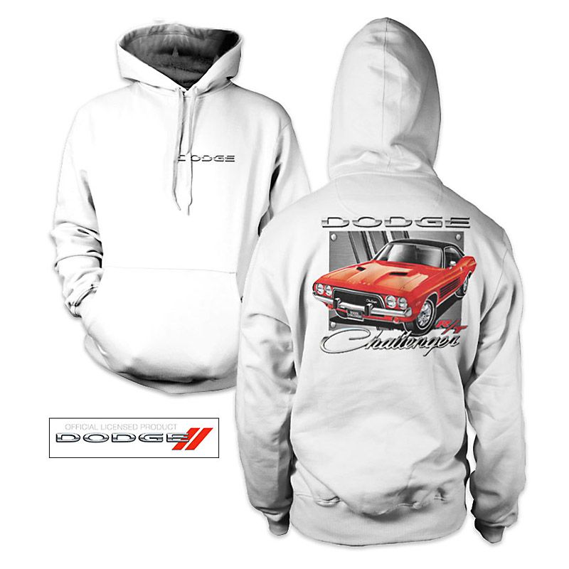 Dodge printed hoodie Red Challenger Licenced