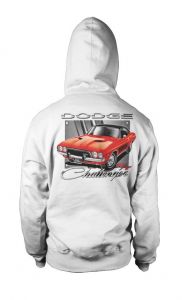 Dodge printed hoodie Red Challenger Licenced