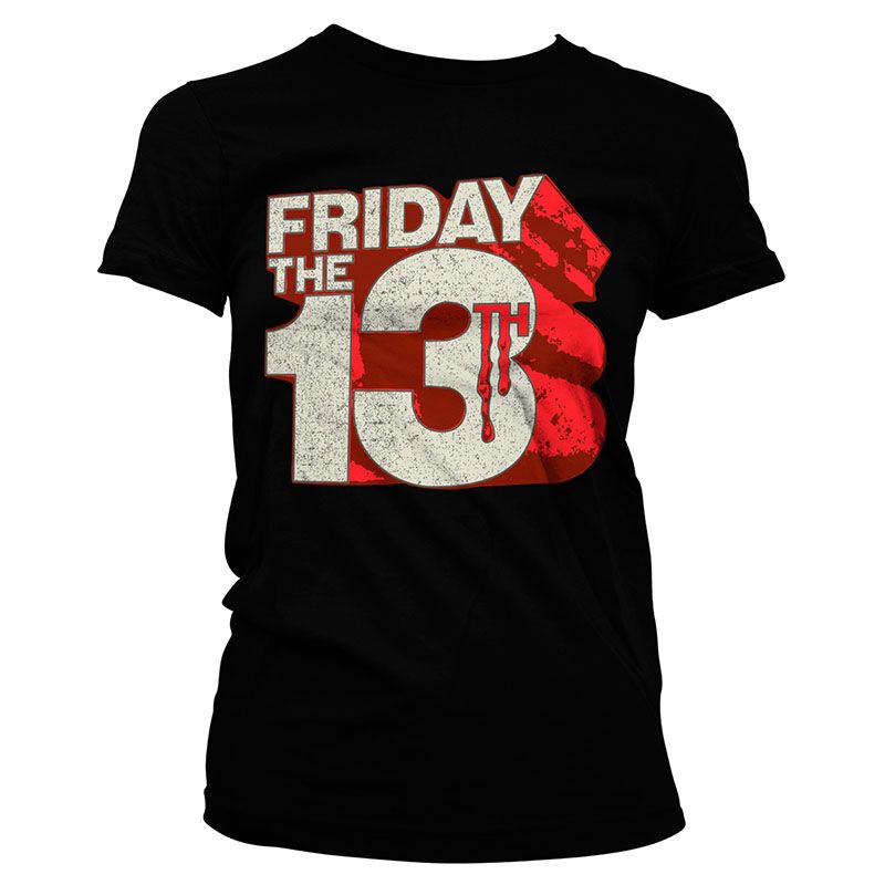 Friday The 13th printed T-Shirt Block Logo Licenced