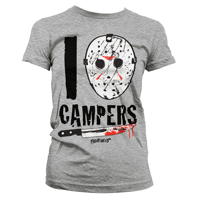 Friday The 13th printed T-Shirt I Jason Campers Licenced