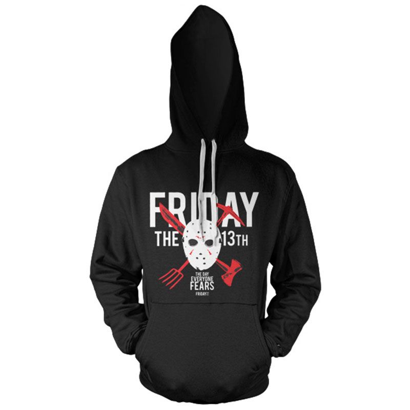 Friday The 13th printed hoodie The Day Everyone Fears Licenced