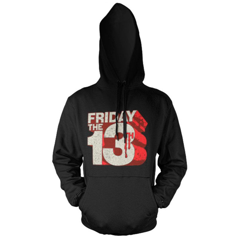 Friday The 13th printed hoodie Block Logo Licenced
