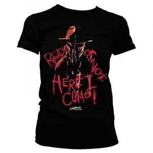 Nightmare On Elm Street printed girly Tee Here I Come | S, M, L, XL, XXL