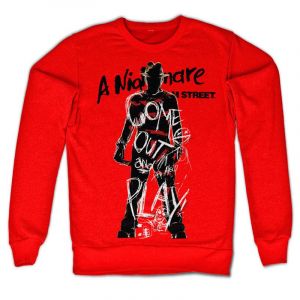 Nightmare On Elm Street printed Sweatshirt Come Out And Play | S, M, L, XL, XXL