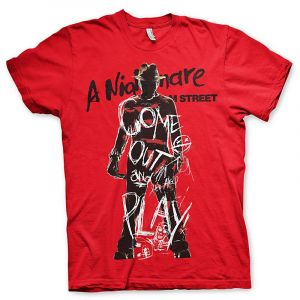 Nightmare On Elm Street printed t-shirt Come Out And Play | S, M, L, XL, XXL