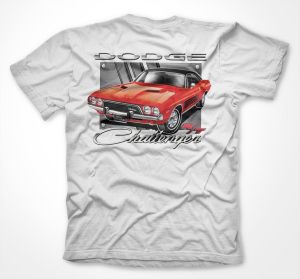 Dodge printed t-shirt Challenger Licenced