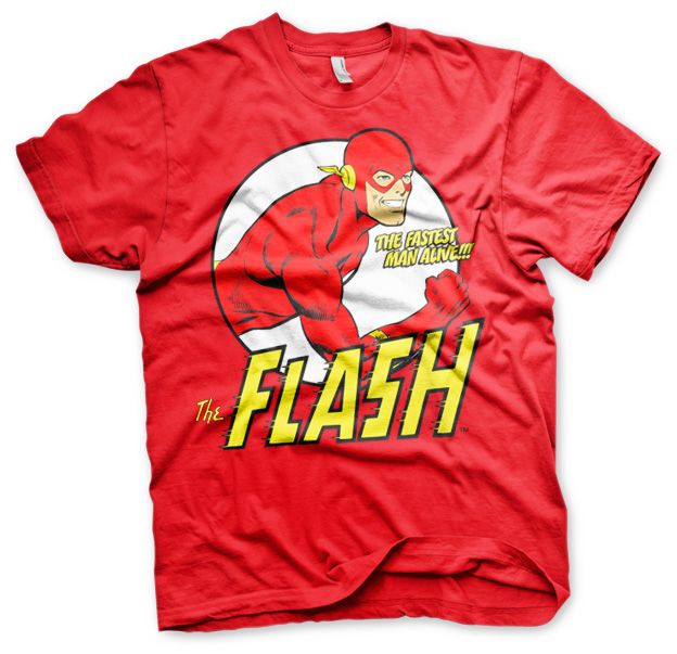 The Flash printed T-Shirt Fastest Man Alive Licenced