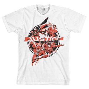 The Flash printed T-Shirt Justice League Heroes | S, M, L, XL, XXL