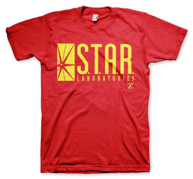 The Flash printed T-Shirt Star Laboratories Licenced