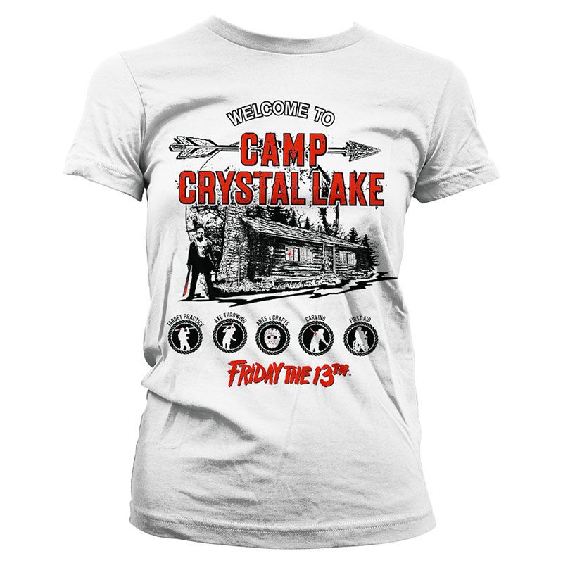 Friday The 13th printed T-Shirt Camp Crystal Lake Licenced