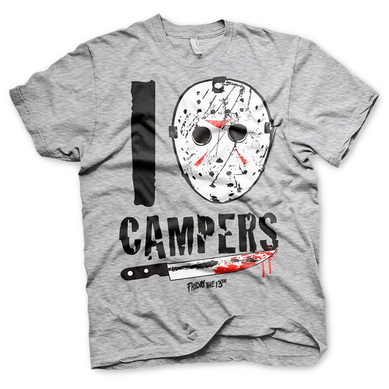 Friday The 13th printed t-shirt I Jason Campers Licenced