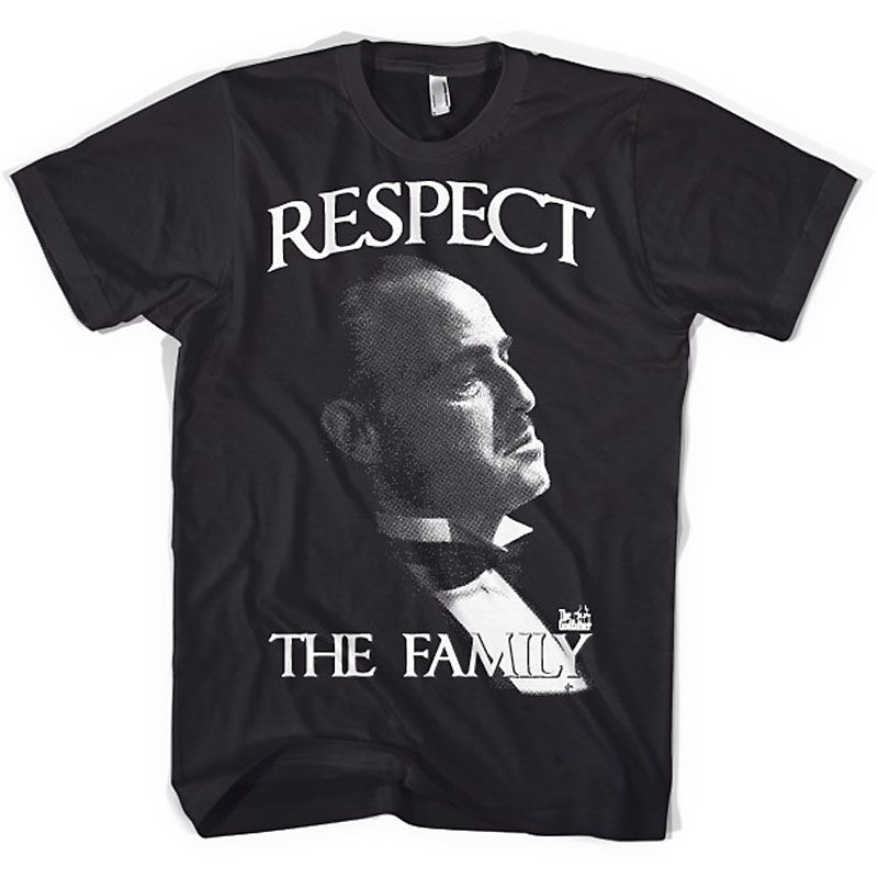 The Godfather Printed t-shirt Respect The Family Licenced