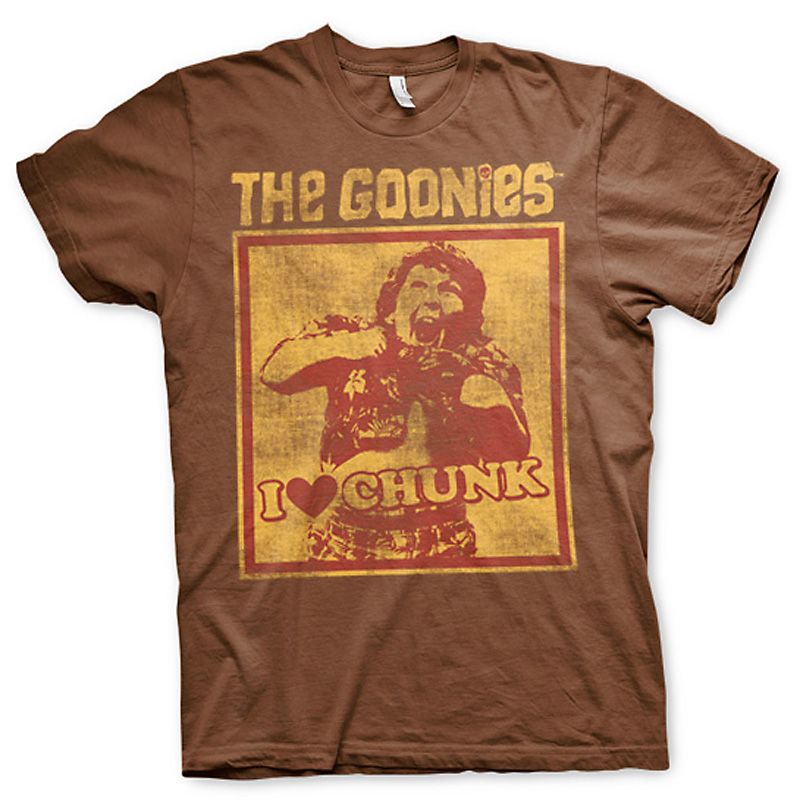 The Goonies Printed t-shirt I Love Chunk Licenced