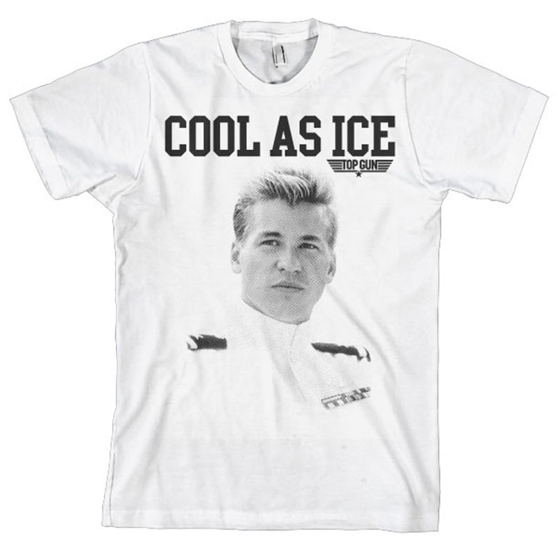 Top Gun Printed t-shirt Cool As Ice Licenced
