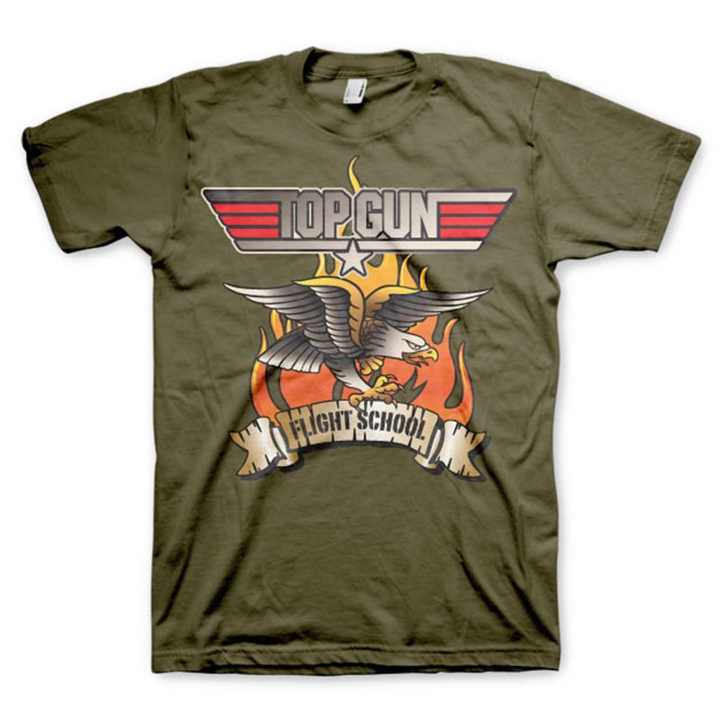 Top Gun Printed t-shirt Flying Eagle Licenced