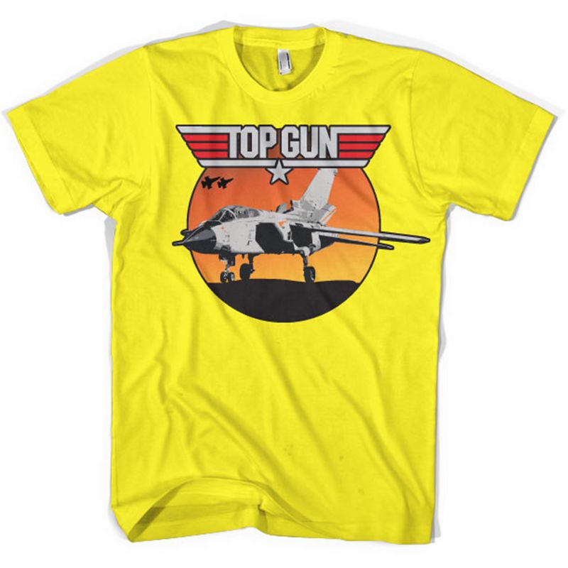 Top Gun Printed t-shirt Sunset Fighter Licenced
