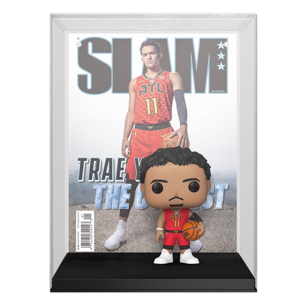 NBA Cover POP! Basketball Vinyl Figure Trae Young (SLAM Magazin) 9 cm Funko