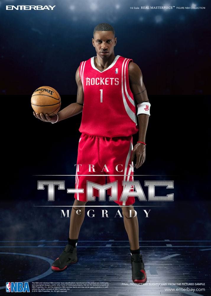 NBA Collection Real Masterpiece Actionfigur 1/6 Tracy McGrady Limited Retro Edition 30 cm Enterbay
