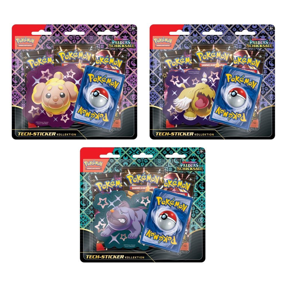 Pokémon TCG SV4.5 Tech Sticker Collection Display (12) *German Version* Pokémon Company International